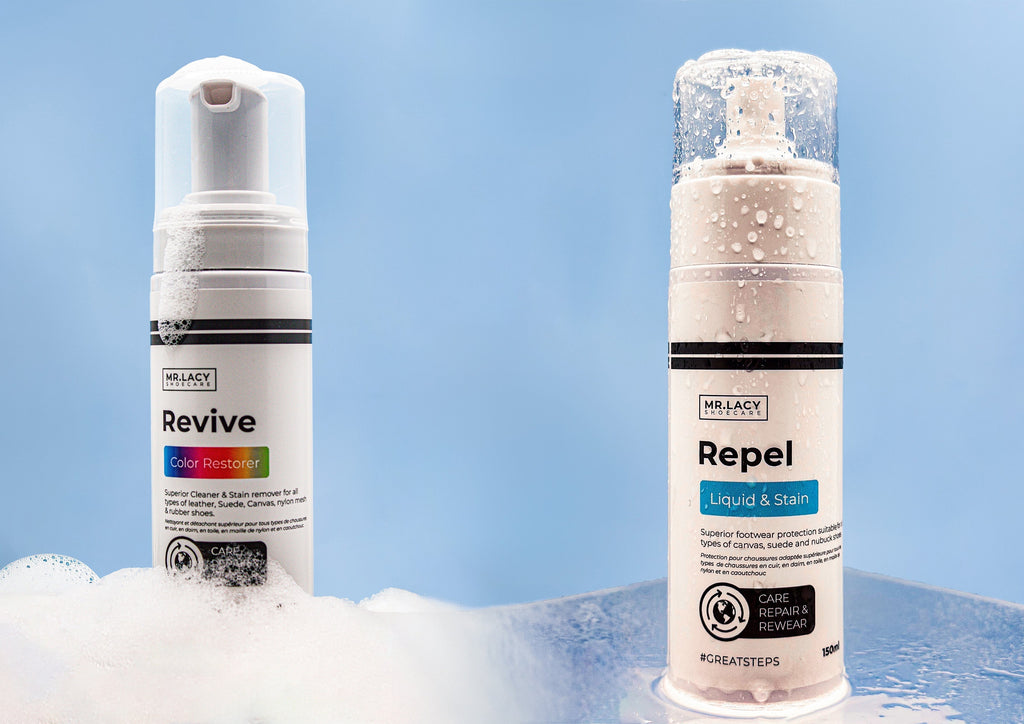 Shoes Like New with Mr. Lacy Repel & Revive