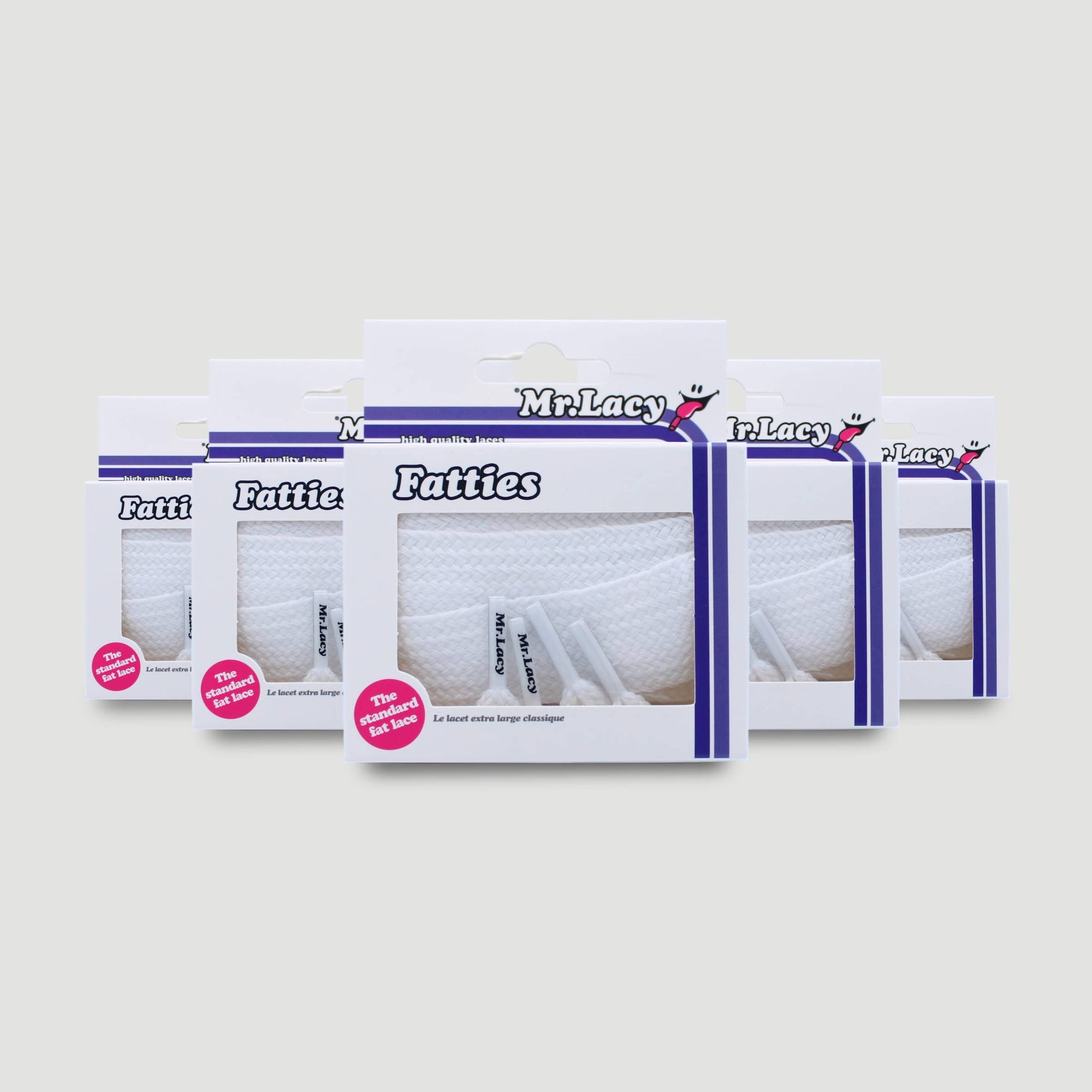 Fatties Schoenveters - Wit - Mr.Lacy