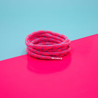 Hikies ENERGY Runde Schnürsenkel - Mellow Blue/Neon Pink - Mr.Lacy