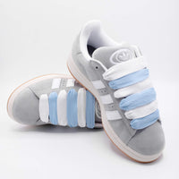 Fatties Schoenveters - Pastel Baby Blauw