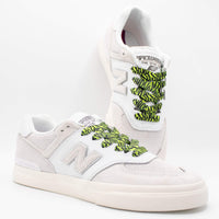 Printies Schoenveters - Zebra Neon Lime Geel