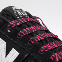 Printies Schoenveters - Hot Pink / Zwart Zebra