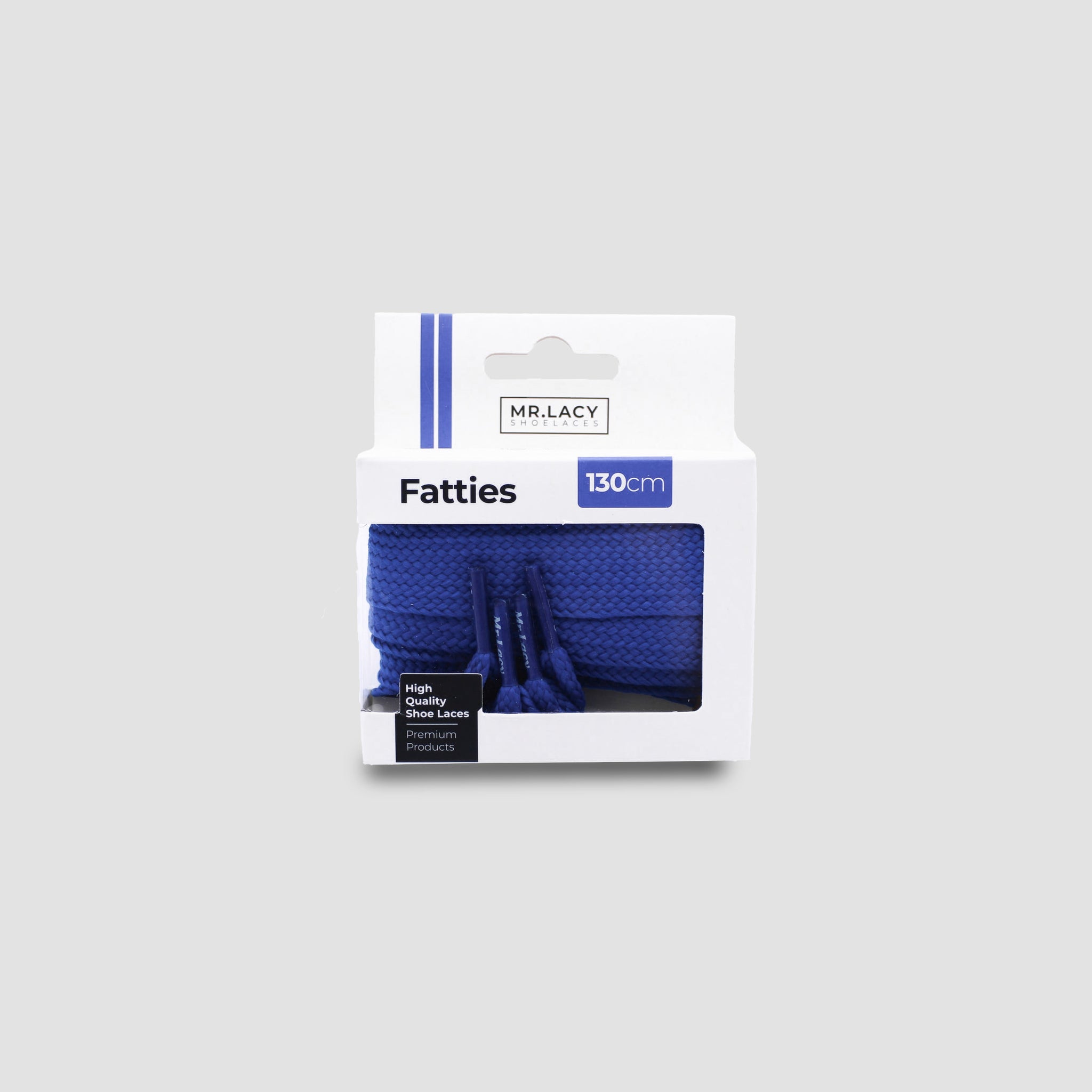 Fatties Schoenveters - Kobaltblauw