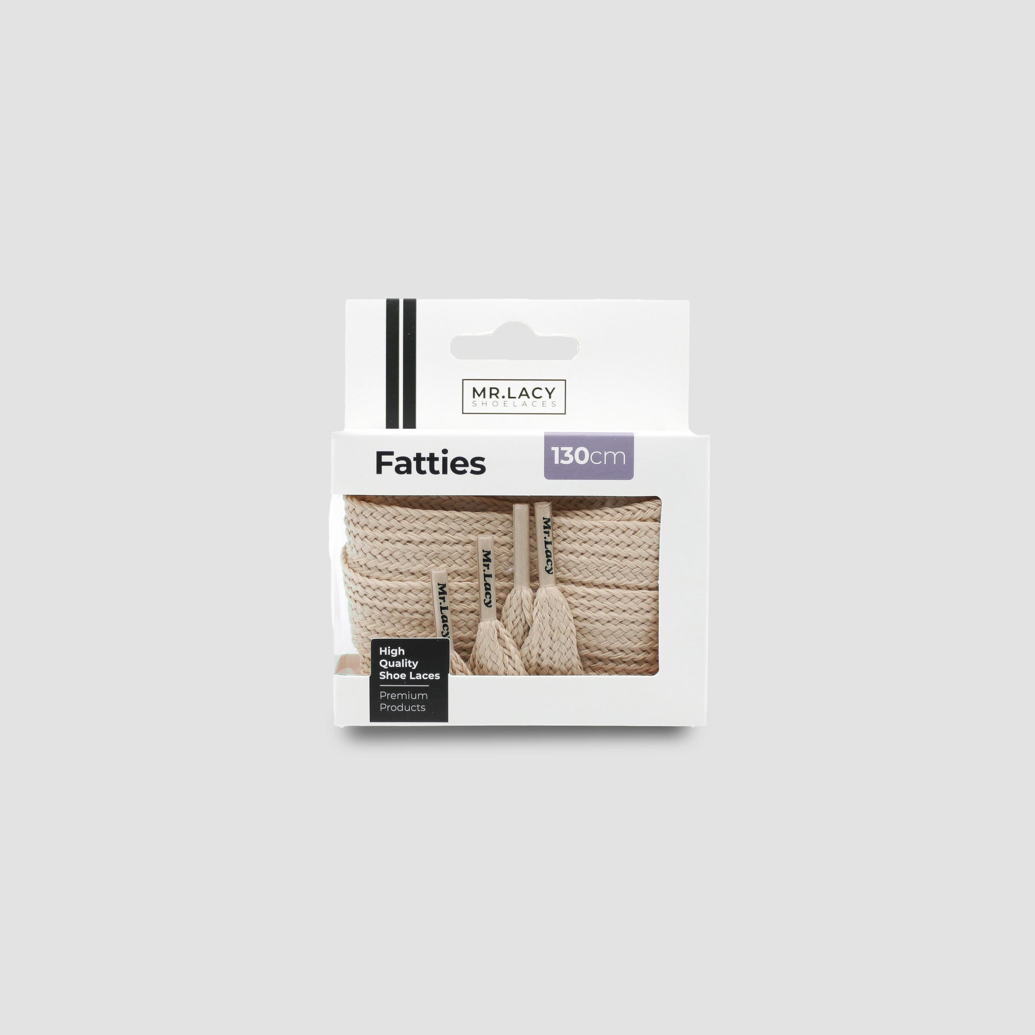 Fatties Shoelaces · Cream