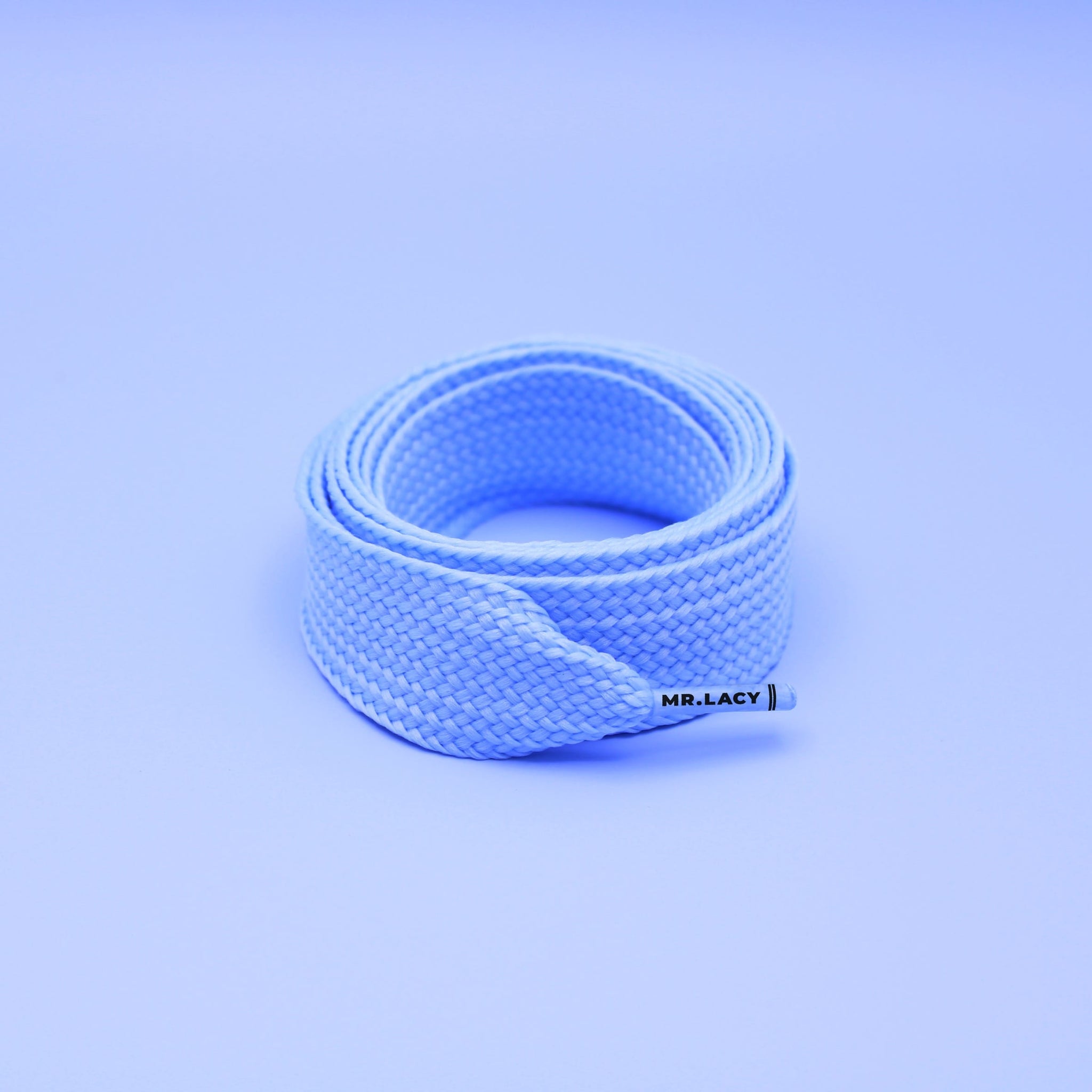 Fatties Schoenveters - Pastel Baby Blauw - Mr.Lacy