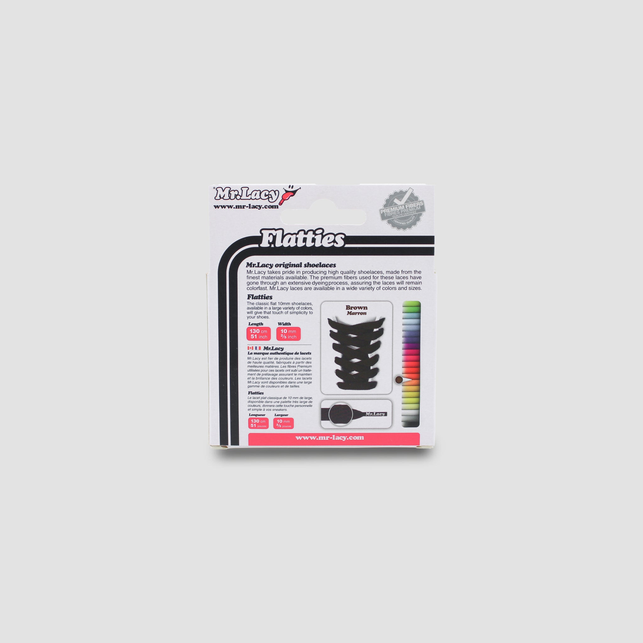 Flatties Shoelaces · Brown