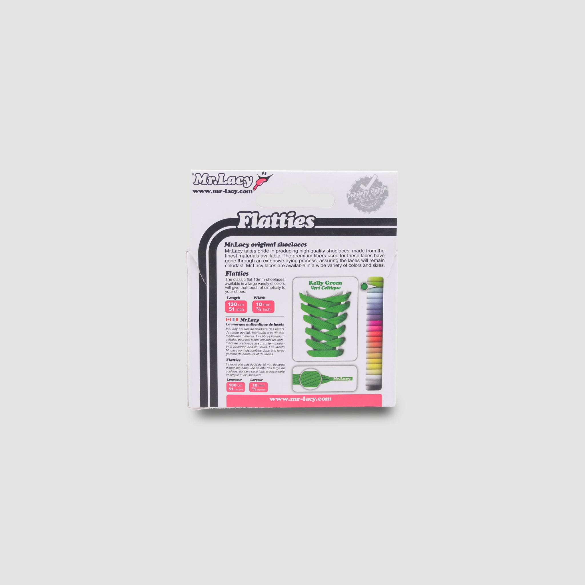 Flatties Shoelaces · Kelly Green