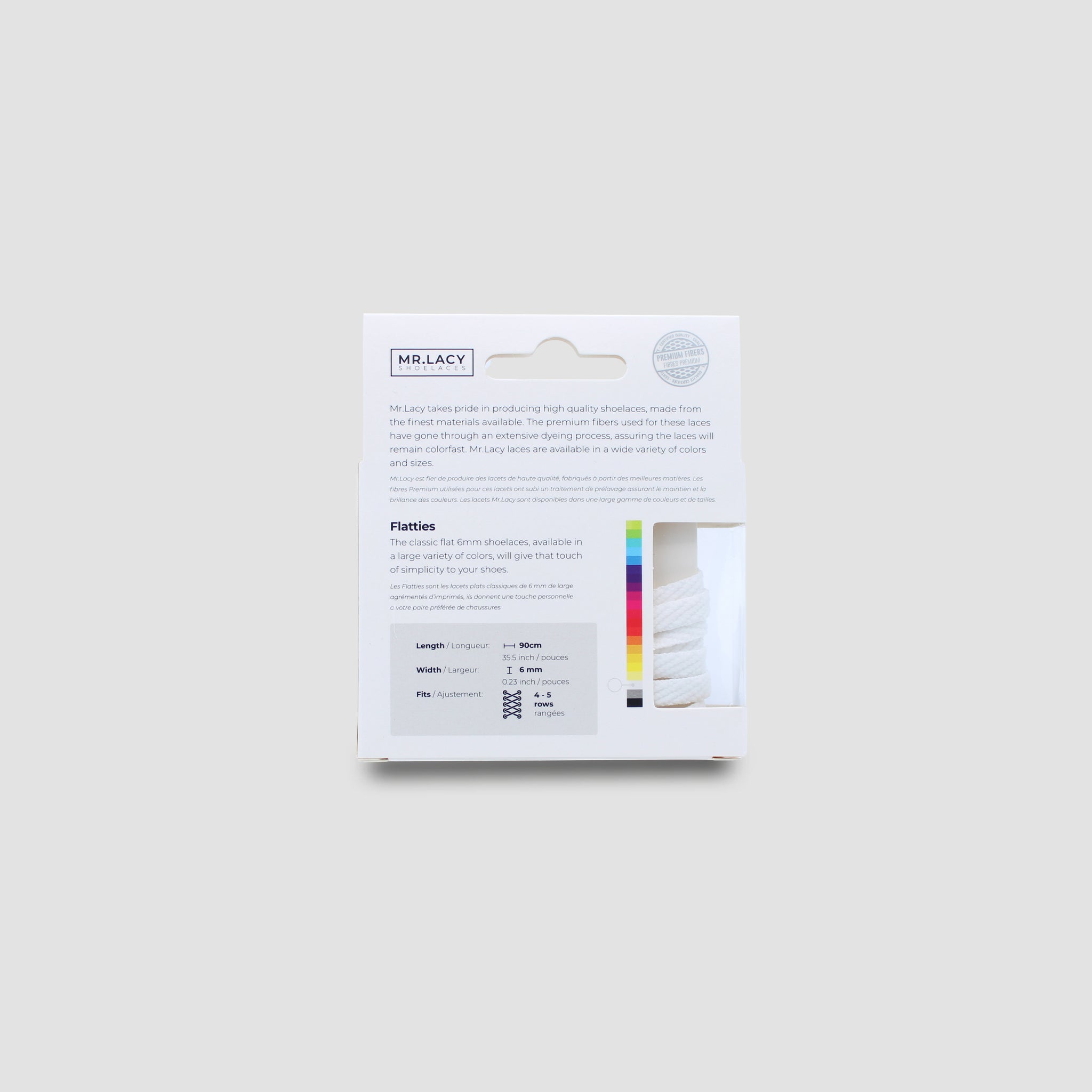 Flatties Cordones - Blanco