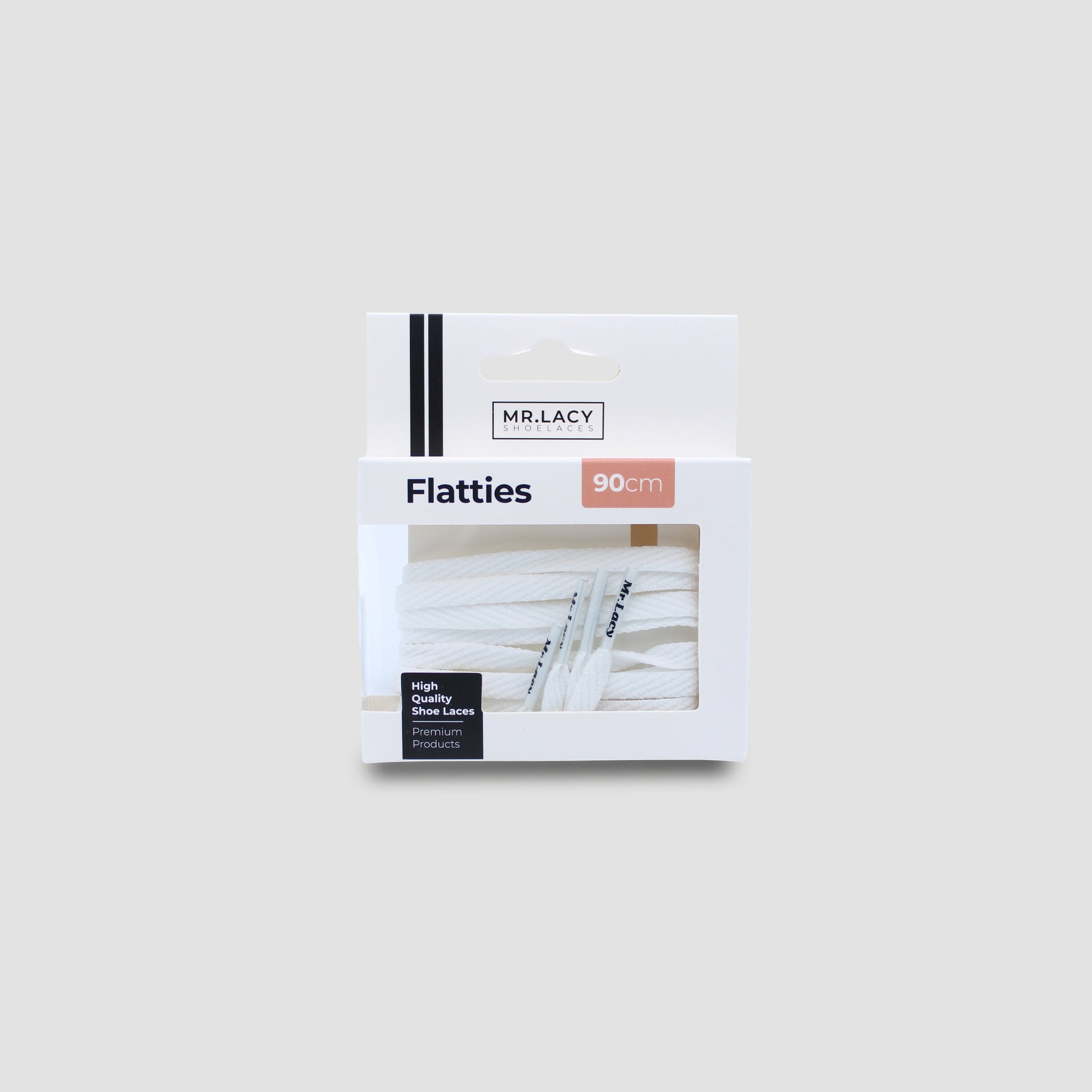 Flatties Cordones - Blanco