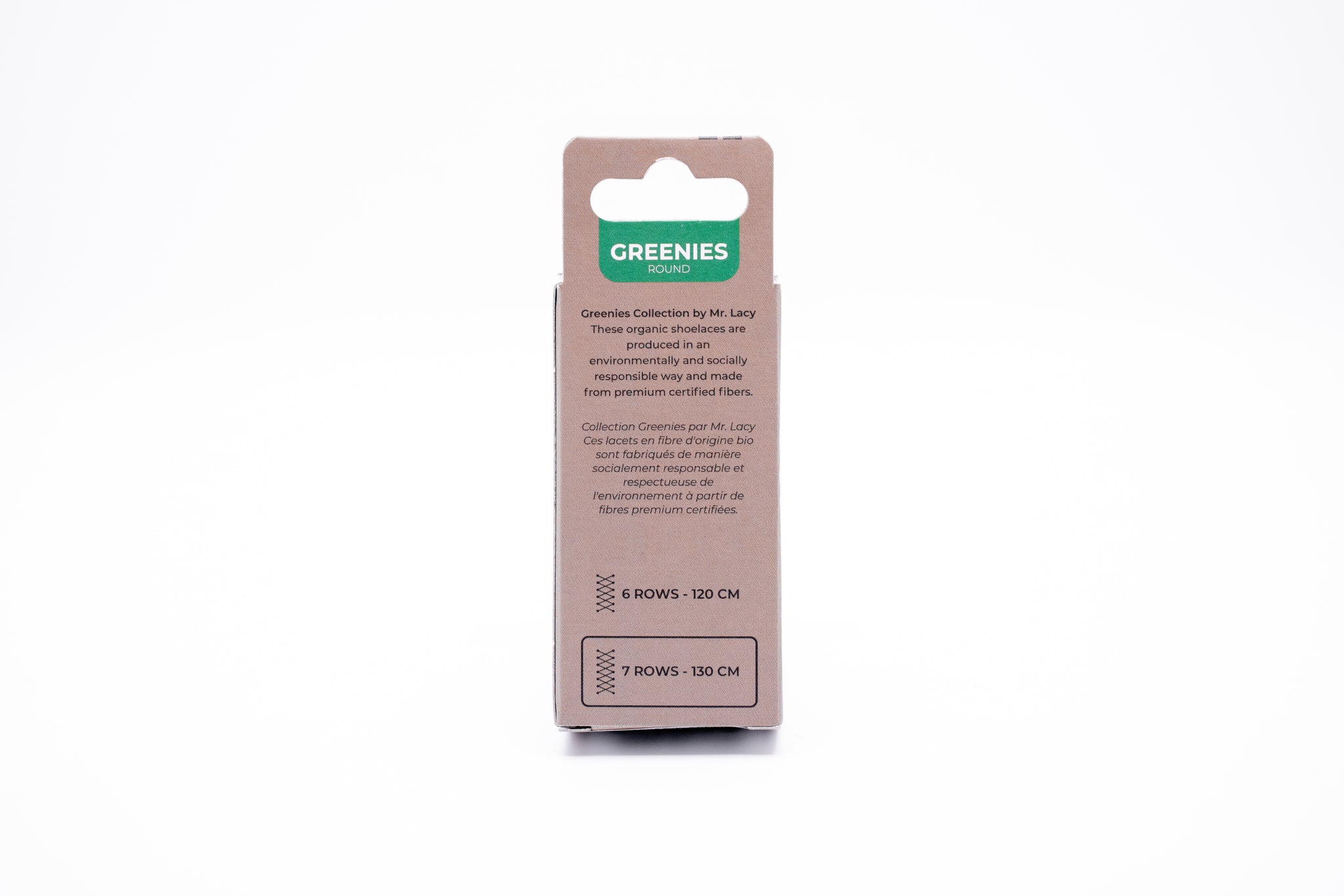 Lacets ronds Greenies - Noirs