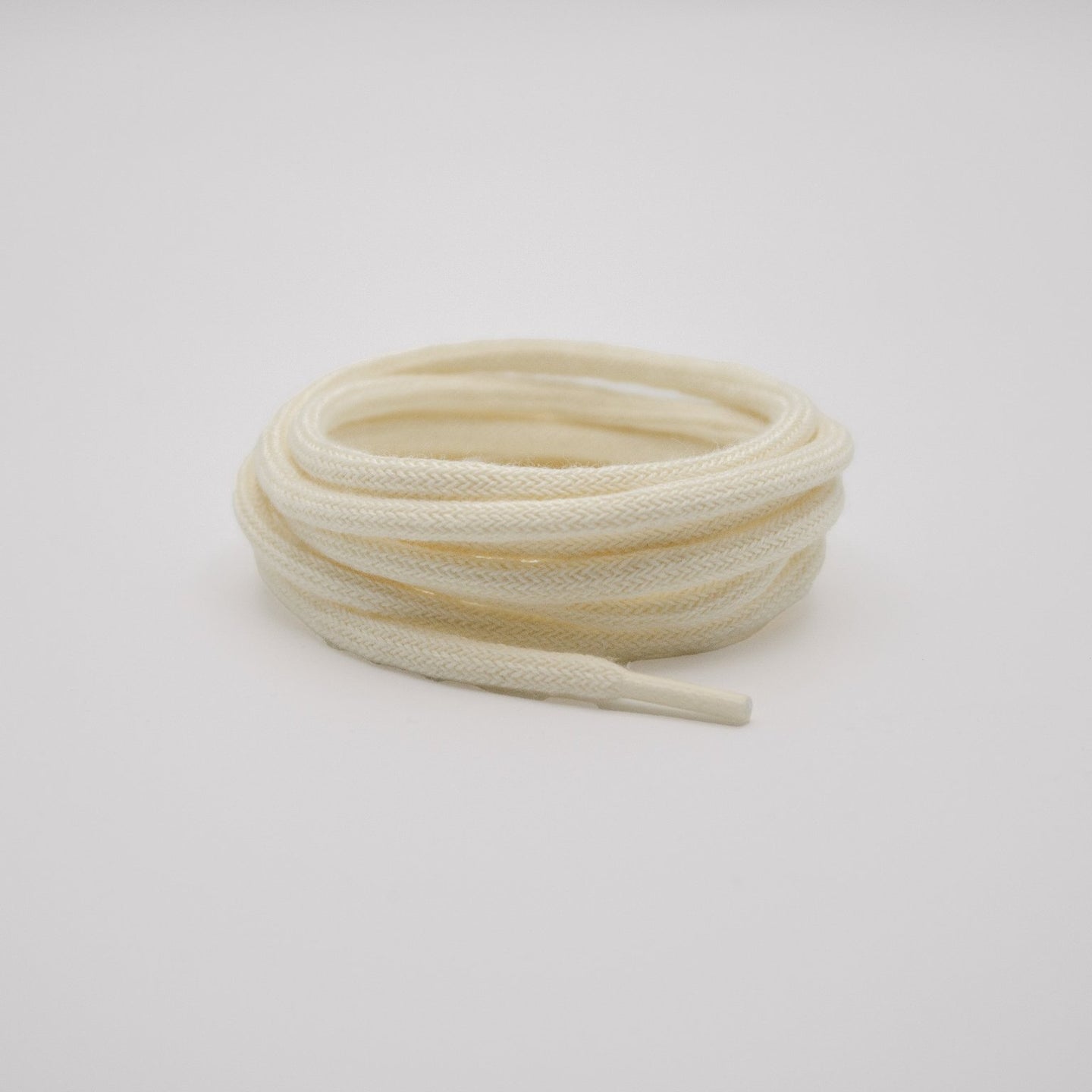 Greenies Runde Schnürsenkel - Creme