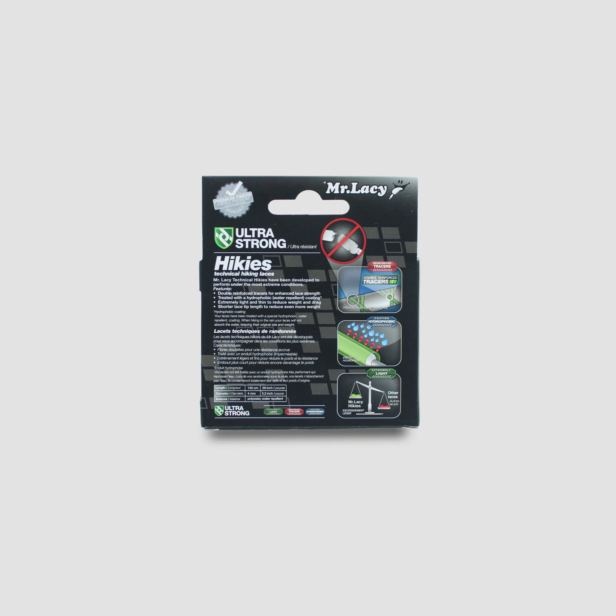 Hikies Round Boot Laces · Black/Brown/Light Brown