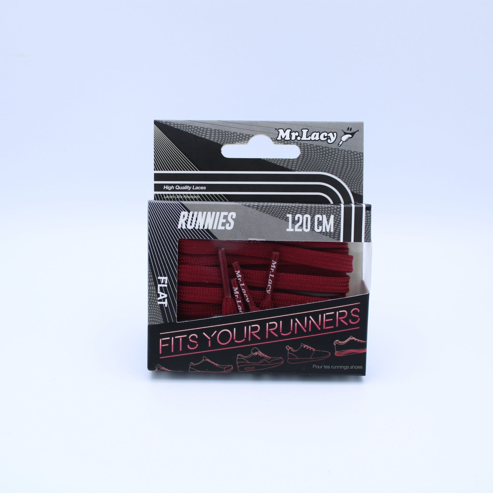 Runnies plats Lacets - Bourgogne - Mr. Lacy