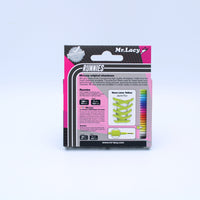 Runnies Platte Schoenveters - Neon Lime Geel - Mr.Lacy