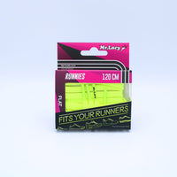 Runnies Platte Schoenveters - Neon Lime Geel - Mr.Lacy