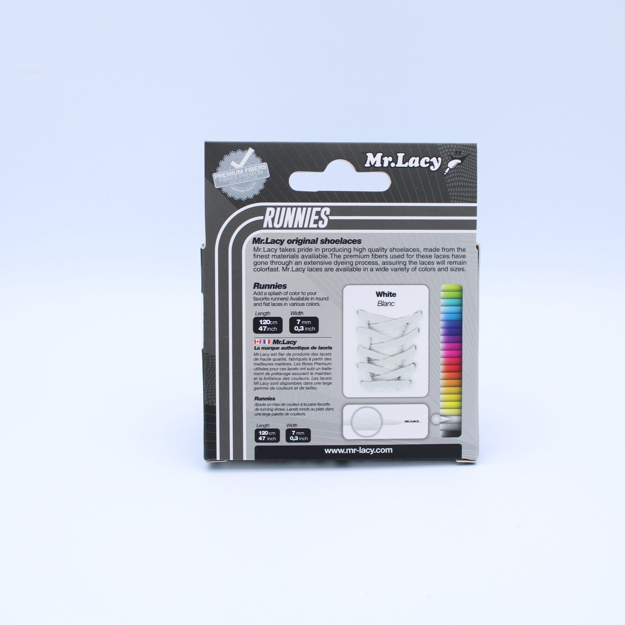 Runnies plats Lacets - Blancs