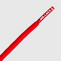 Hillies DM Round Boot Laces · Bright Red