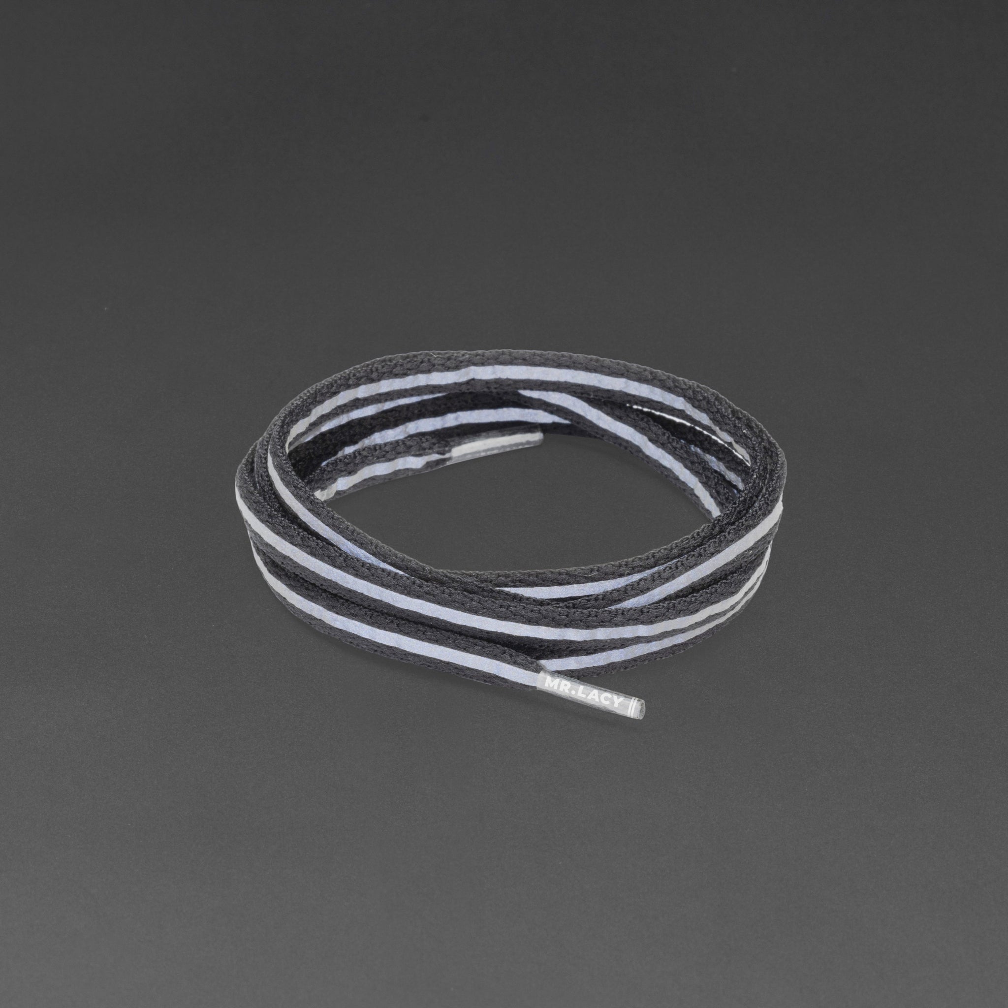Runnies Reflecterende Schoenveters - Zwart - Mr.Lacy