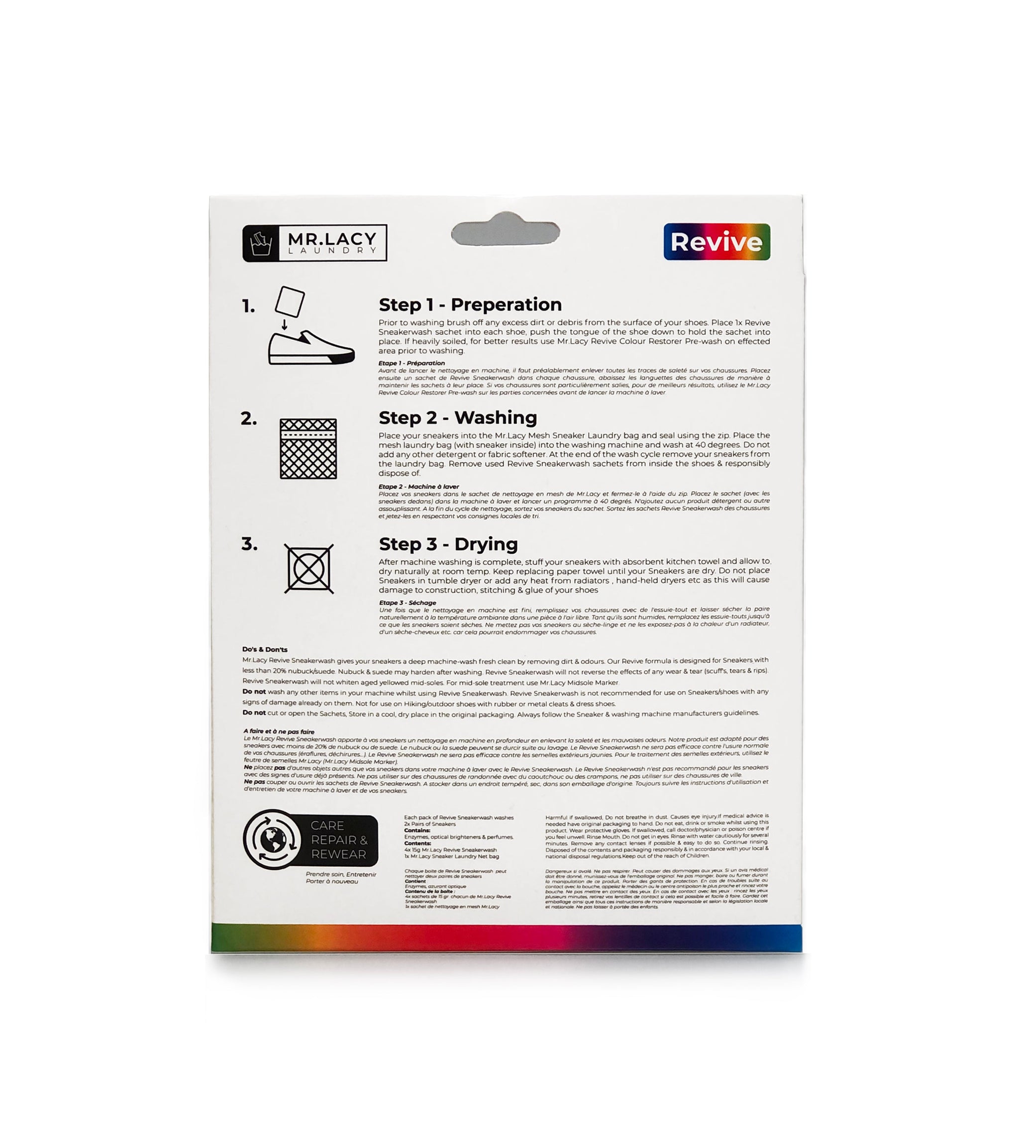 Sneakerwash wiederbeleben - Mr.Lacy