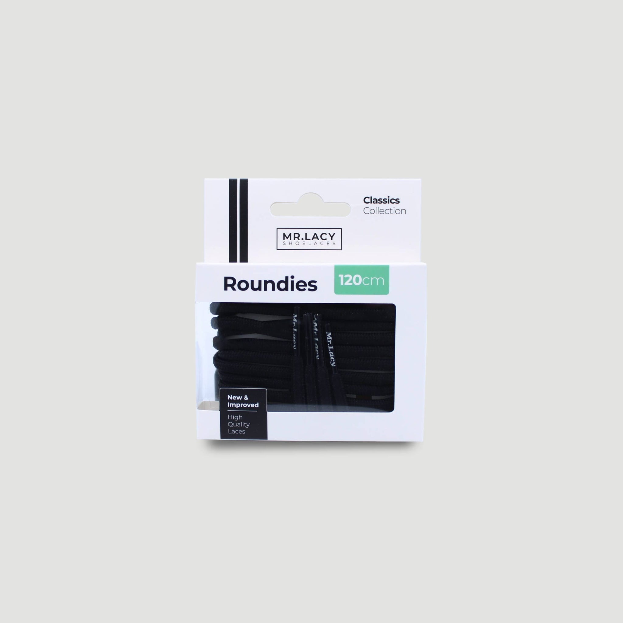 Roundies Schoenveters - Zwart - Mr.Lacy