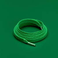 Junior Flatties Shoelaces · Kelly Green · Mr.Lacy