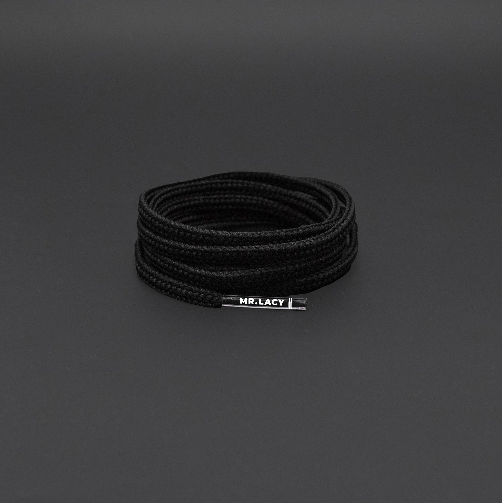 Goalies Slim Football Boot Laces · Black · Mr.Lacy