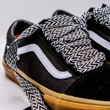 Fatties Shoelaces · Black/White