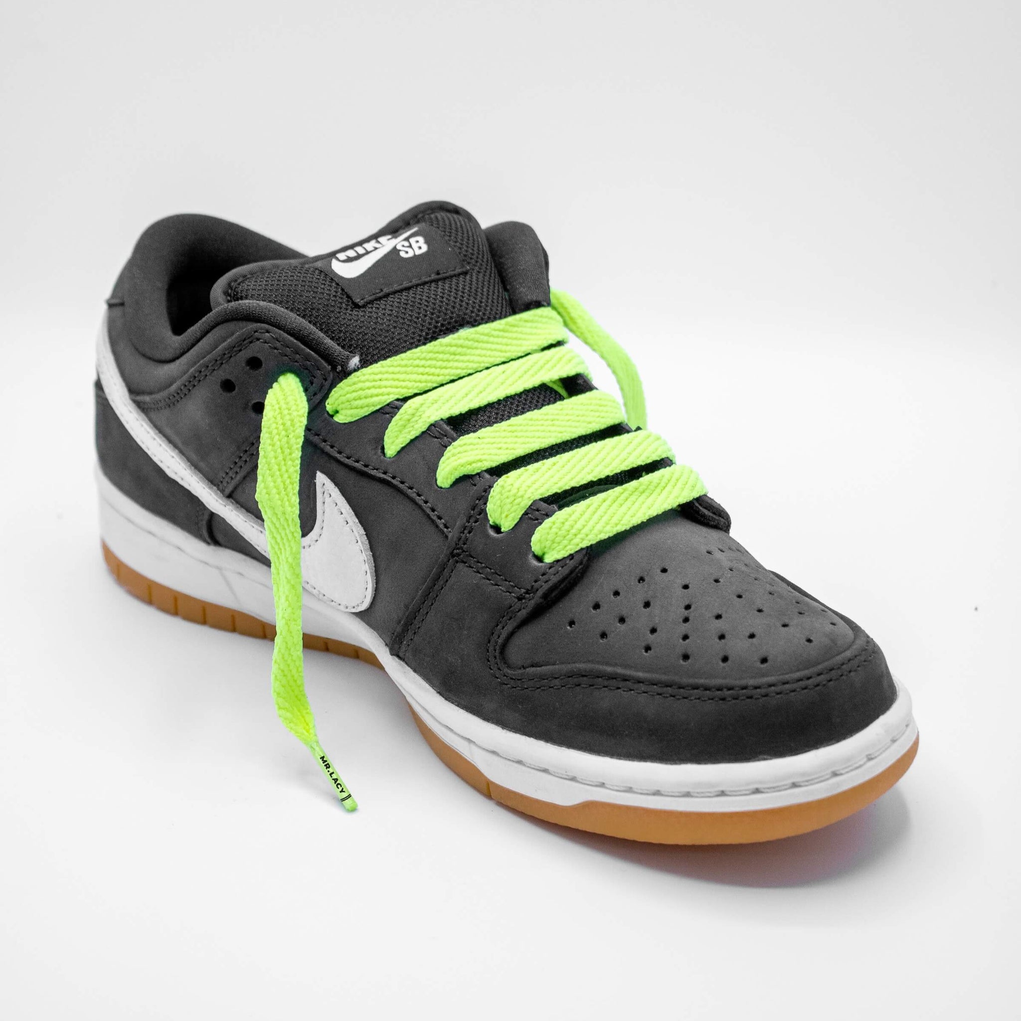 Flatties Shoelaces · Neon Lime Yellow