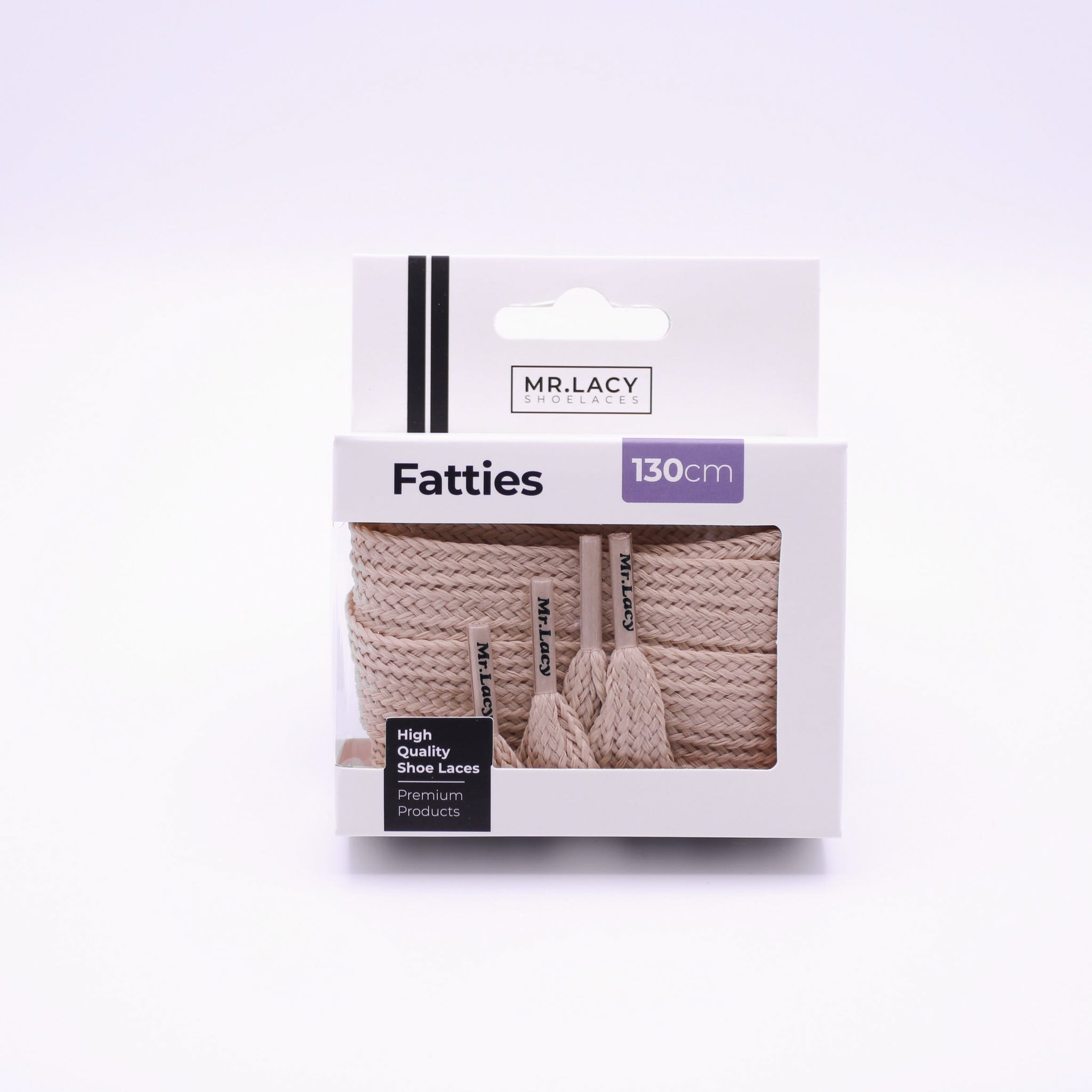 Fatties Shoelaces · Cream