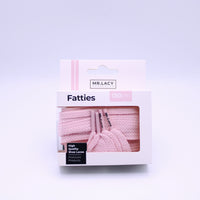 Fatties Shoelaces · Pastel Pink · Mr.Lacy