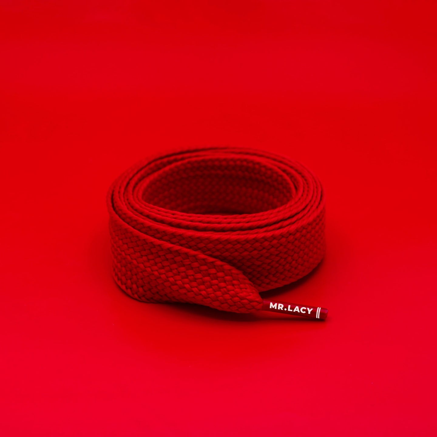 Fatties Shoelaces · Scarlet Red · Mr.Lacy