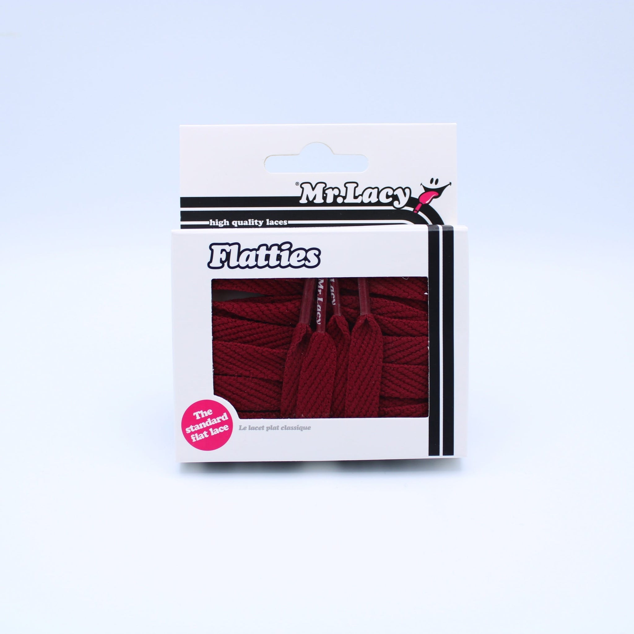 Flatties Shoelaces · Burgundy · Mr.Lacy