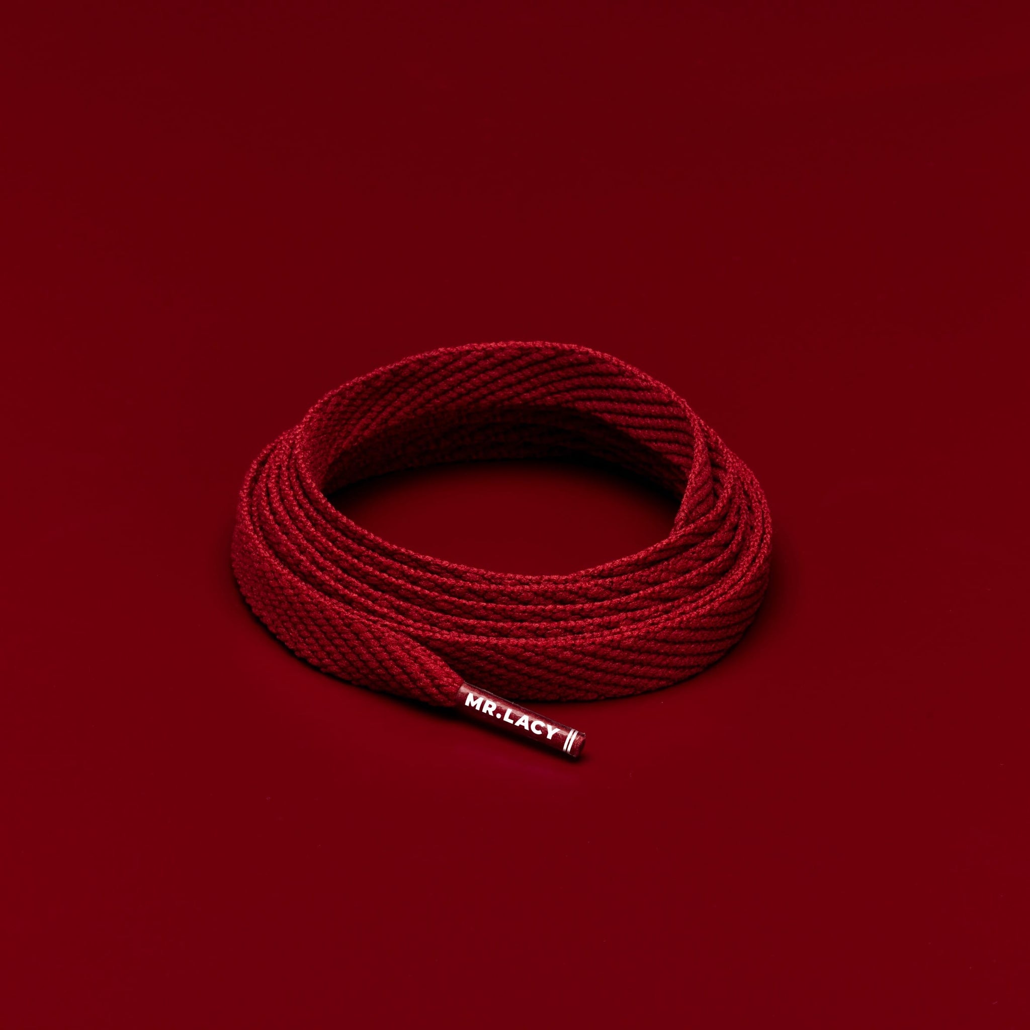 Flatties Shoelaces · Burgundy · Mr.Lacy