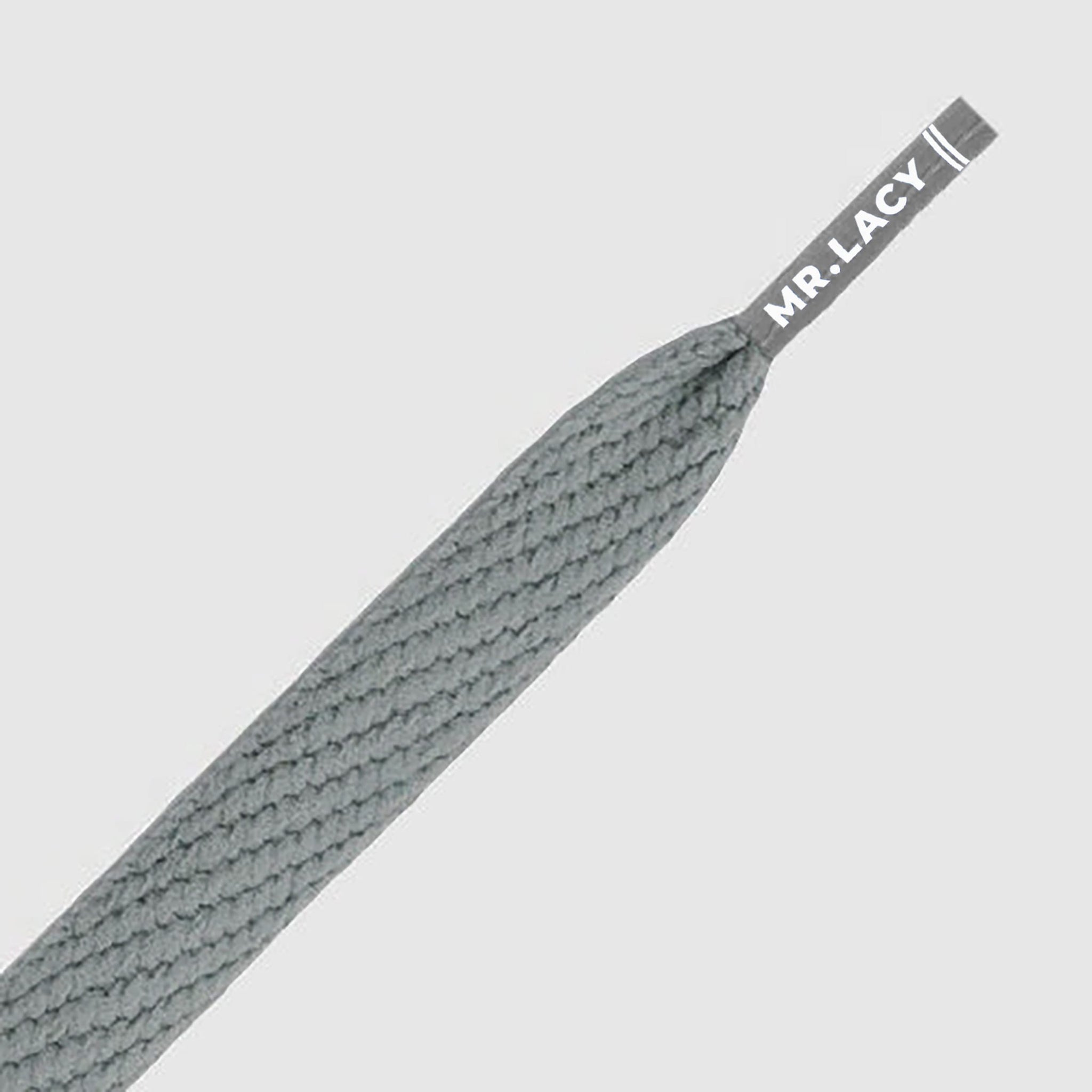 Flatties Shoelaces · Dark Grey · Mr.Lacy