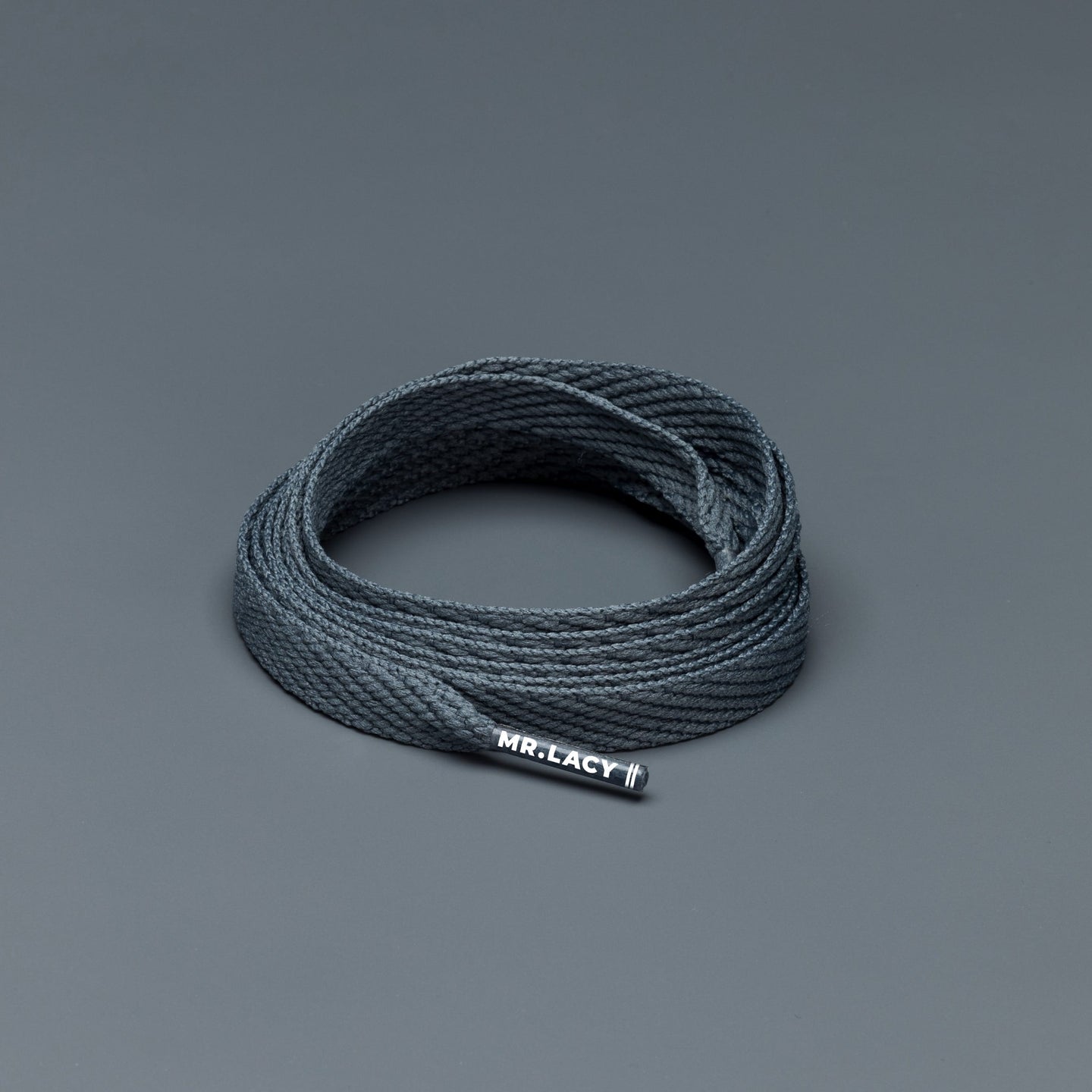 Flatties Shoelaces · Dark Grey · Mr.Lacy