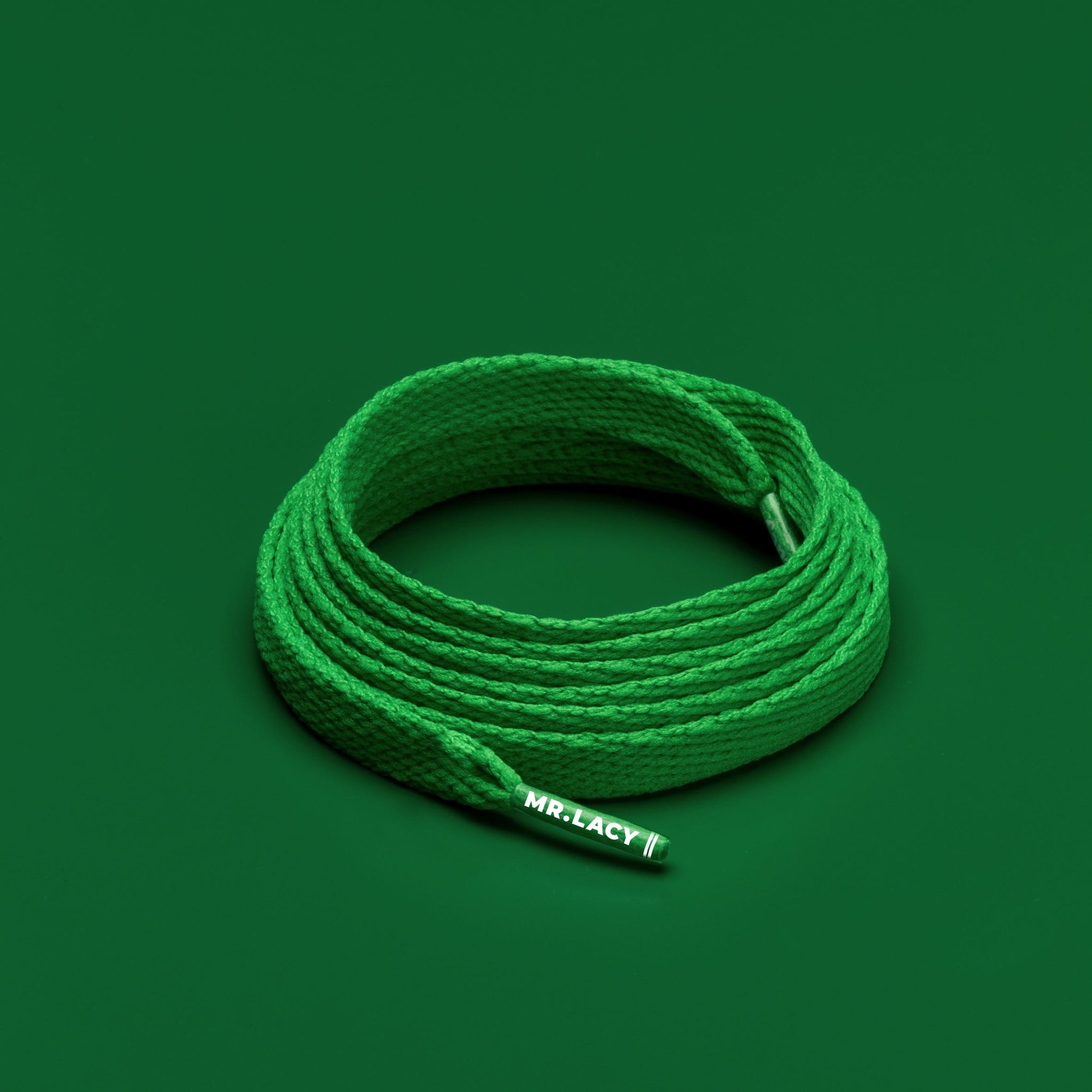 Flatties Shoelaces · Kelly Green