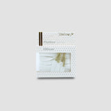 Flatties Cordones Metal Tips - Blanco con punta dorada