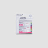 Flatties Metal Tips Shoelaces · White with Rose Gold Tip