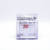 Flatties Metal Tips Shoelaces · White with Rose Gold Tip · Mr.Lacy