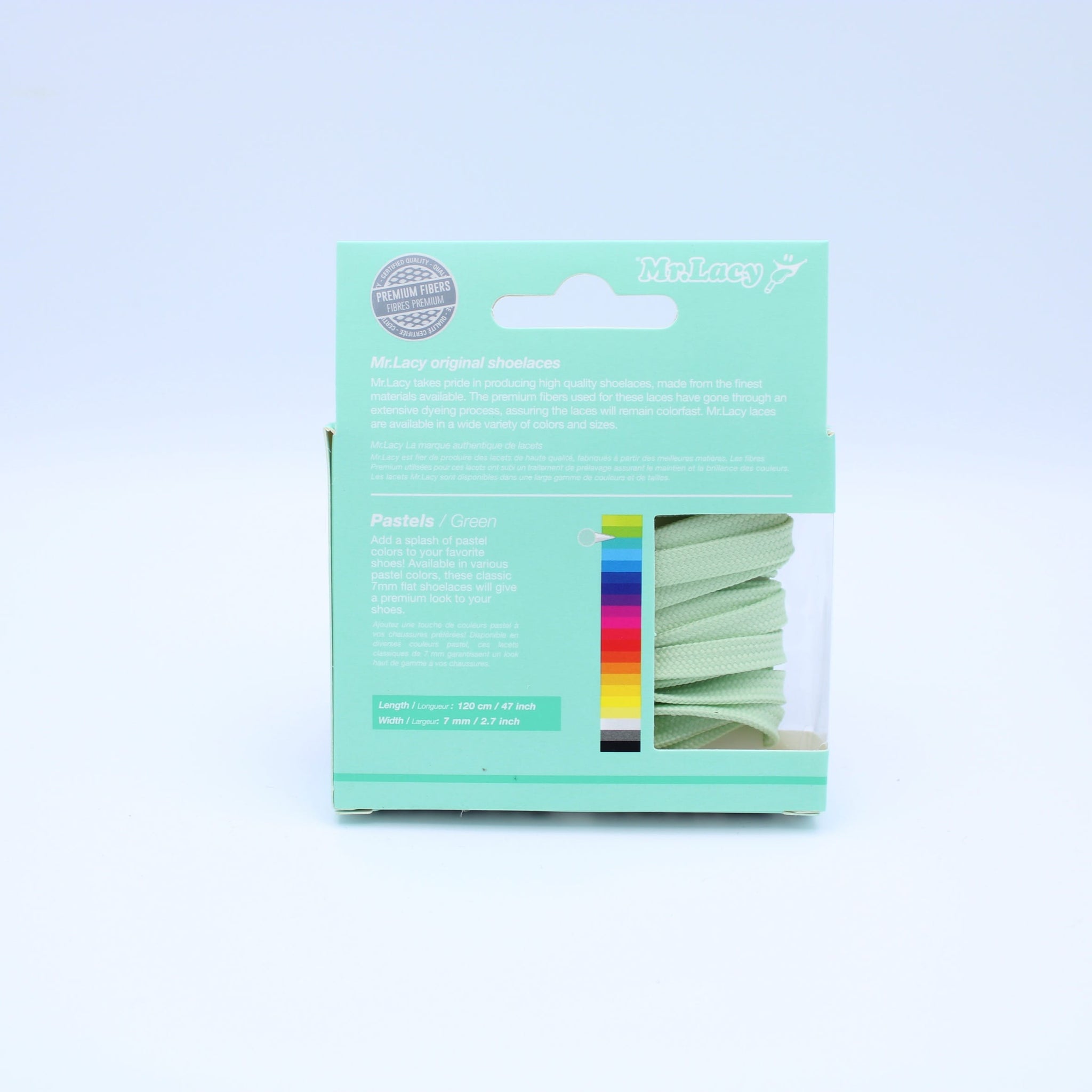 Pastels Shoelaces · Green · Mr.Lacy