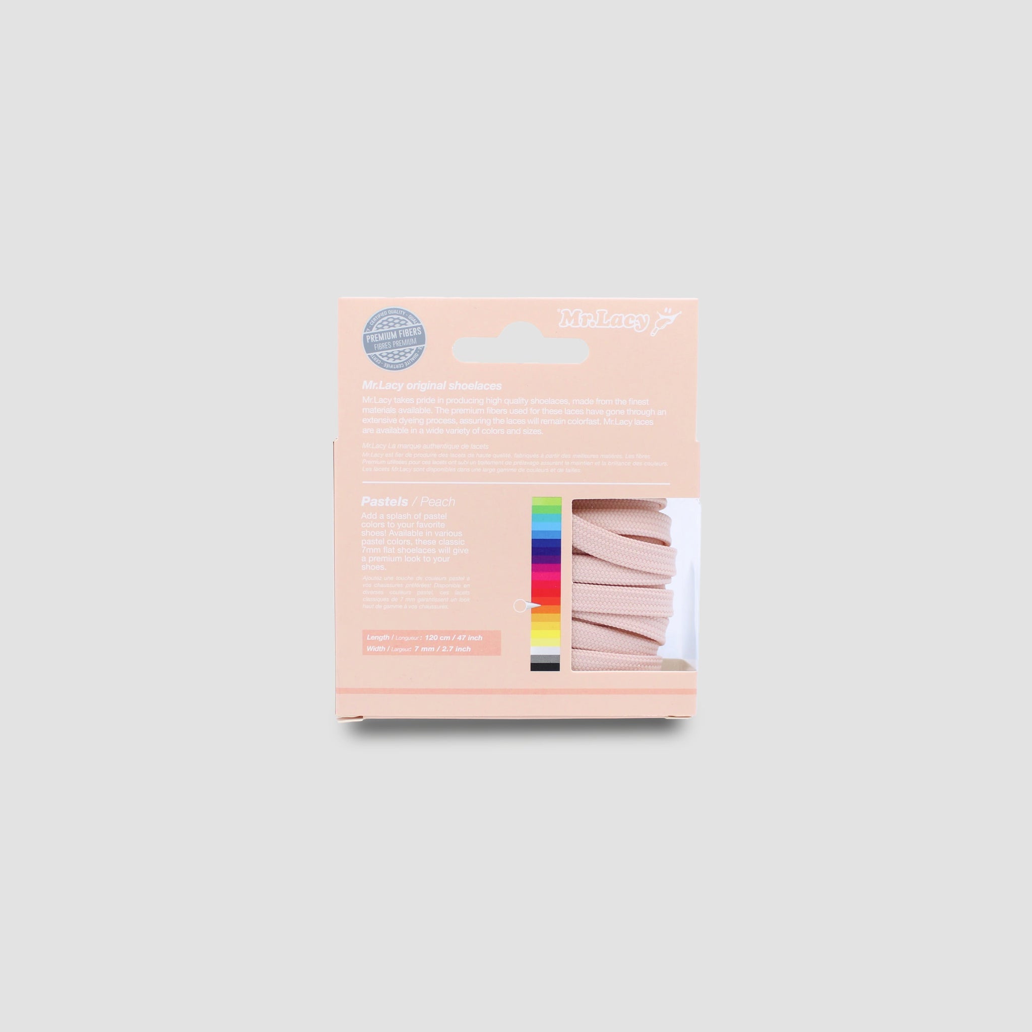 Pastels Shoelaces · Peach