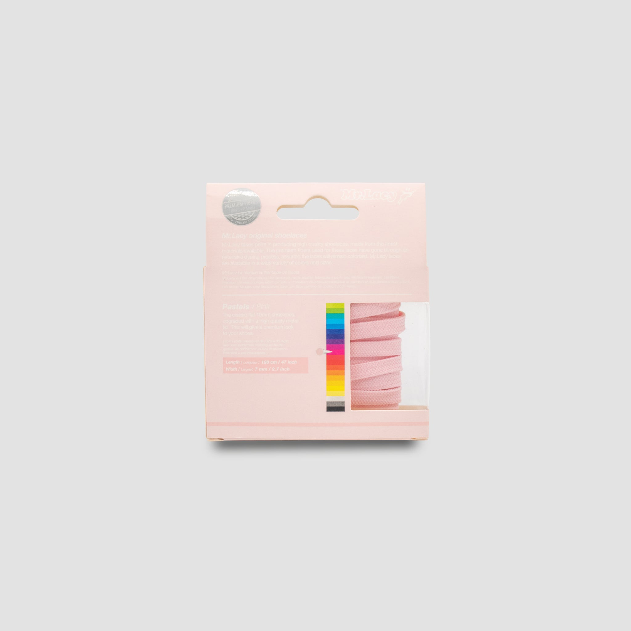 Pastels Shoelaces · Pink