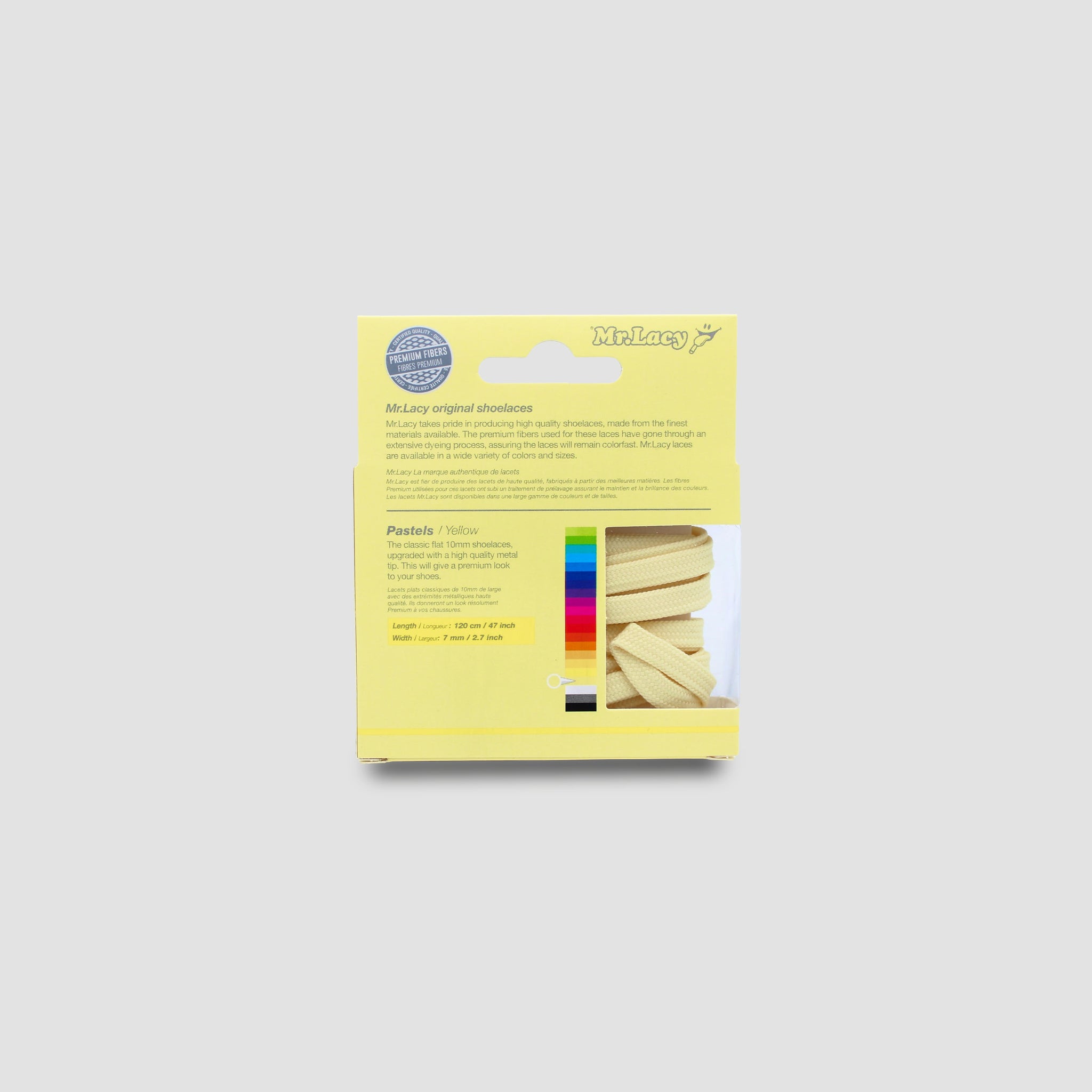 Cordones Pastels - Amarillo