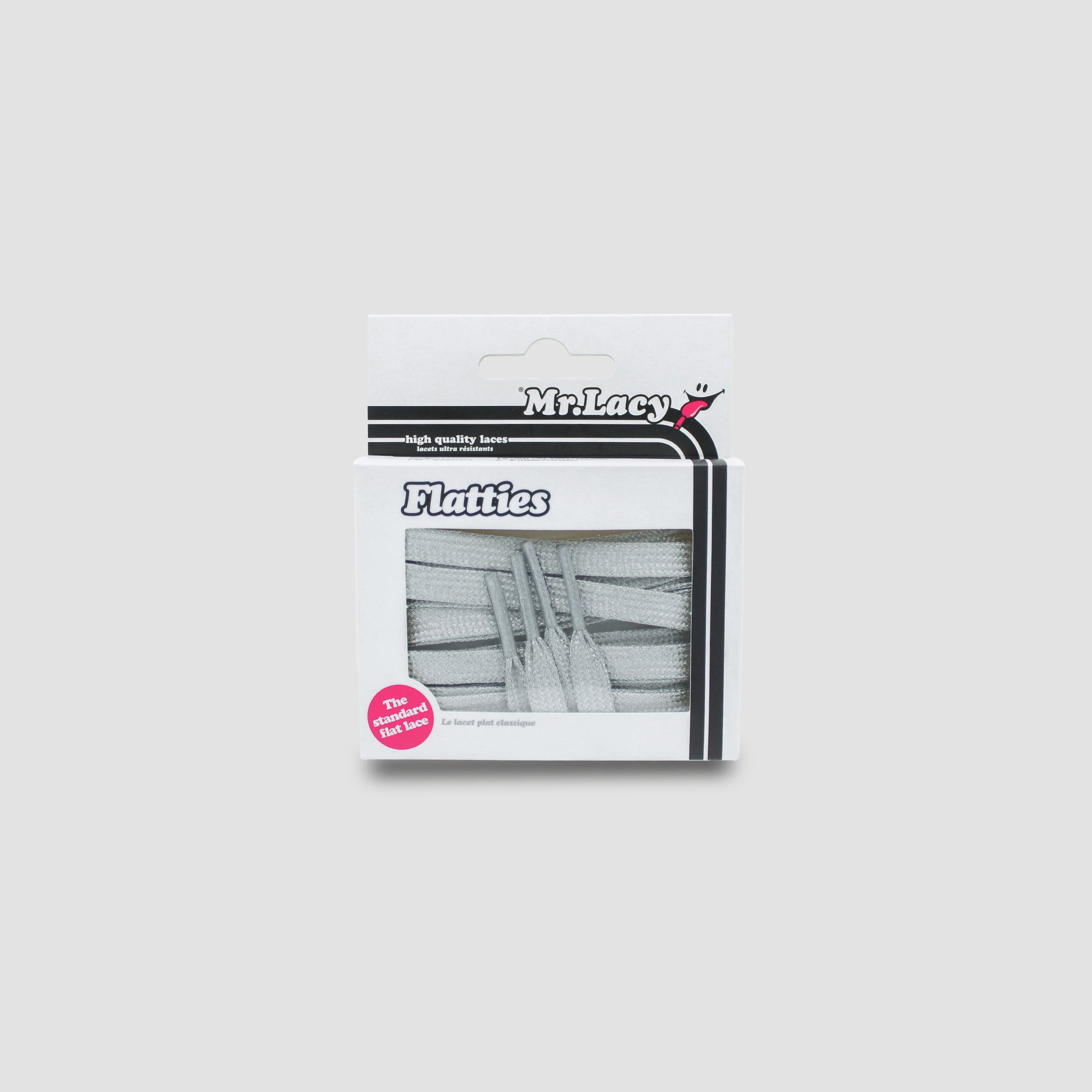 Cordones Flatties - Especial Plata