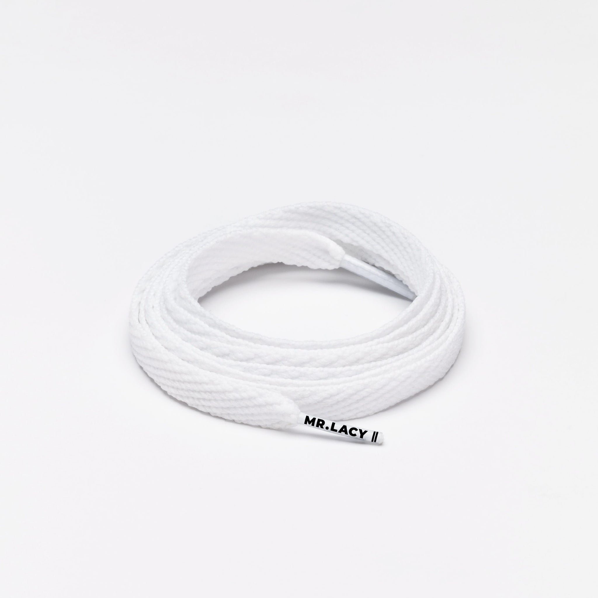 Flatties Shoelaces · White · Mr.Lacy