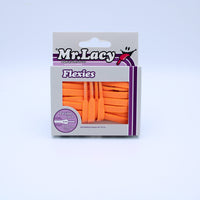 Flexies Shoelaces · Bright Orange · Mr.Lacy