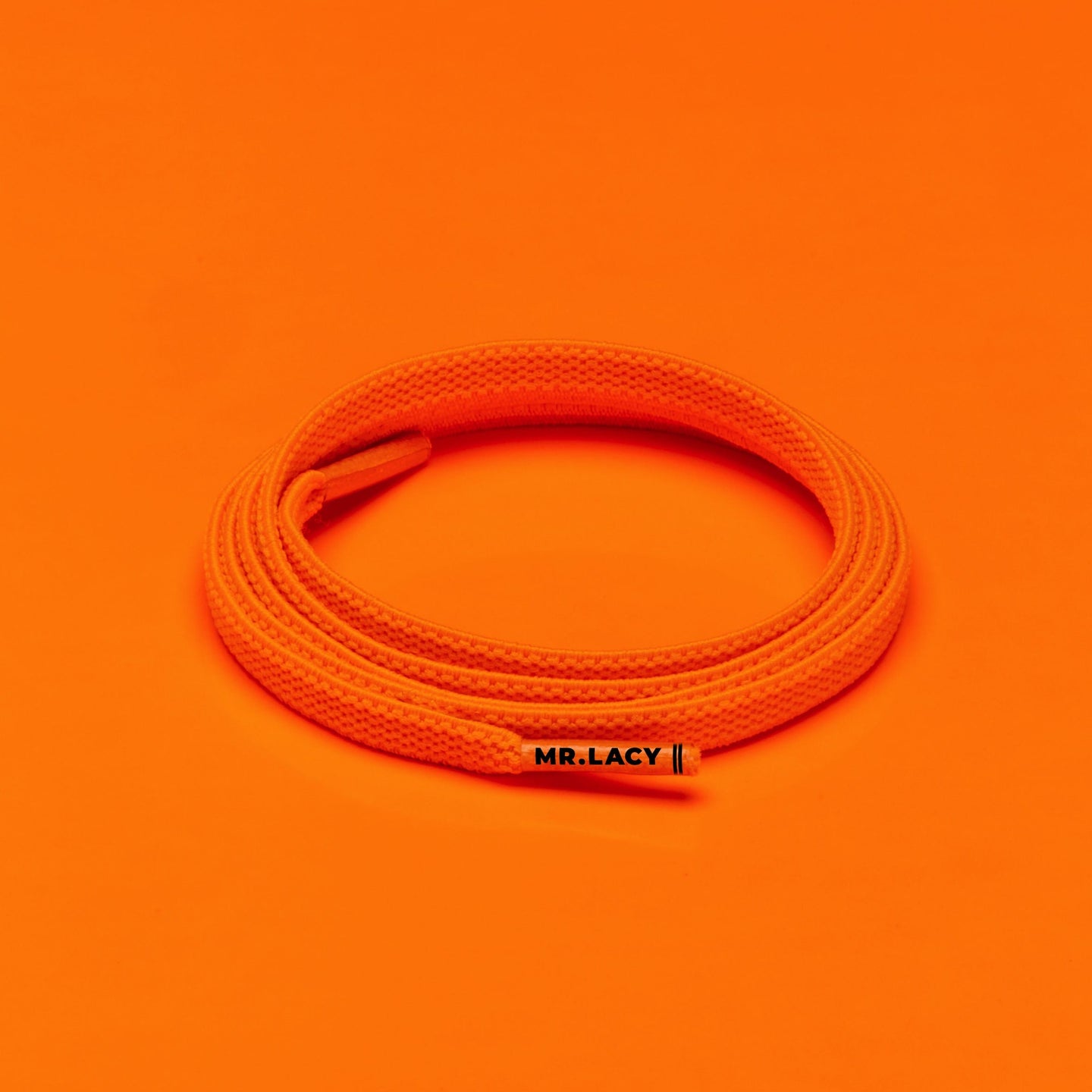 Flexies Cordones  - Naranja Brillante - Mr.Lacy