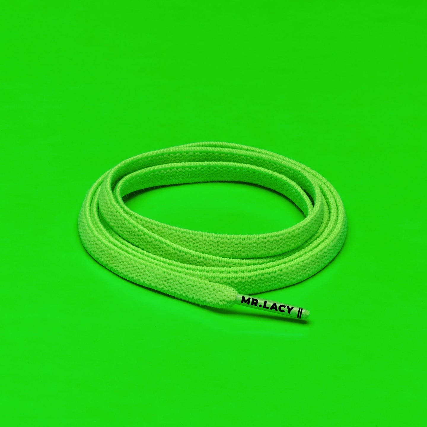 Flexies Schoenveters - Neon Groen - Mr.Lacy