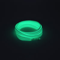 Flatties Shoelaces · Glow in the Dark Green · Mr.Lacy