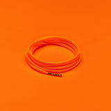 Goalies Slim Football Boot Laces · Bright Orange · Mr.Lacy